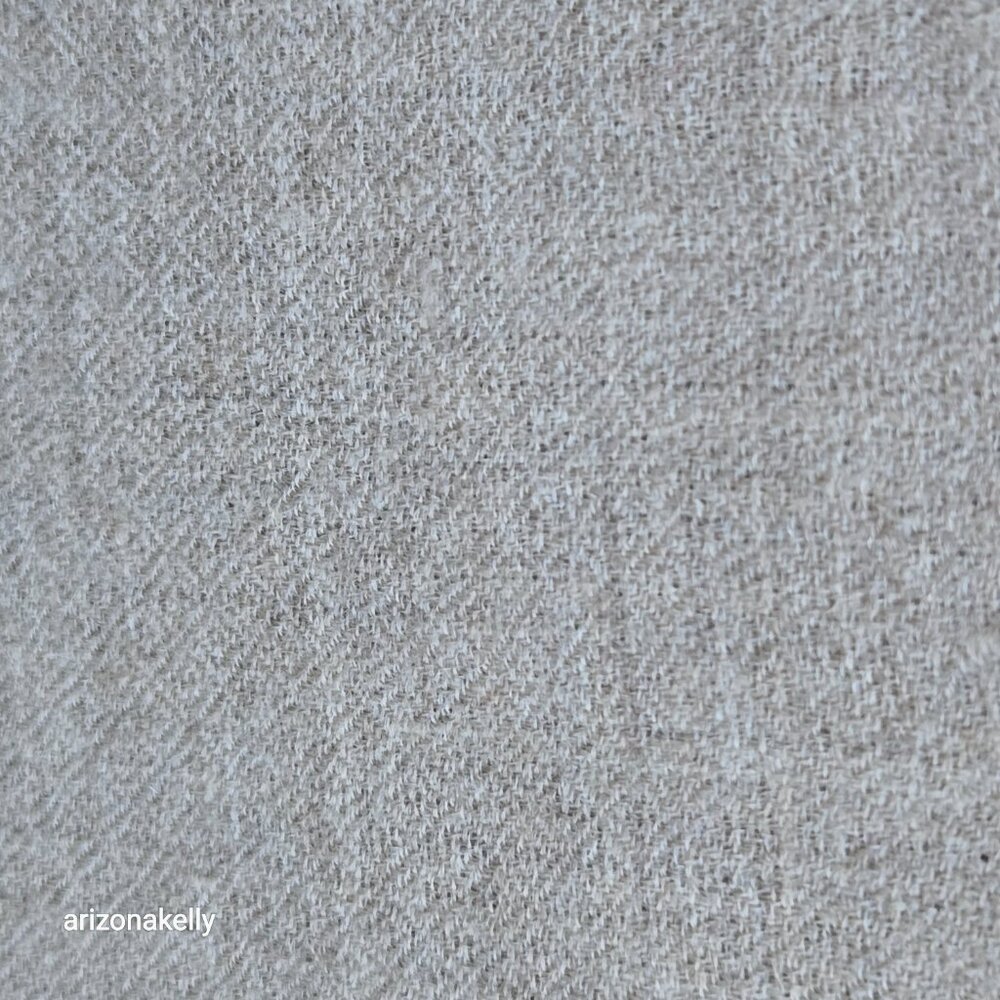 Embroidered Cashmere Scarf Boho Earthy Artisan - Picture 14 of 14